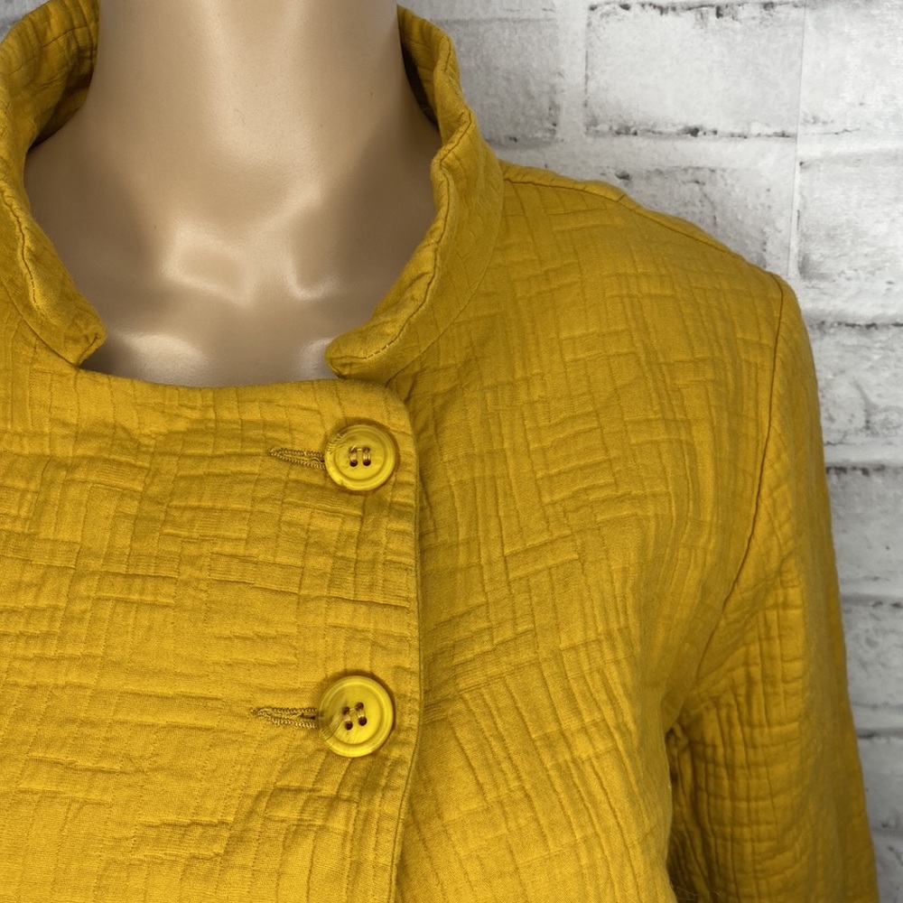 Lilith cropped cotton lightweight jacket blazer - Picture 7 of 7
